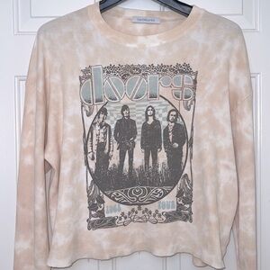 Daydreamer The Doors 1968 Cropped Thermal
Size Medium Cream,Blush NWOT